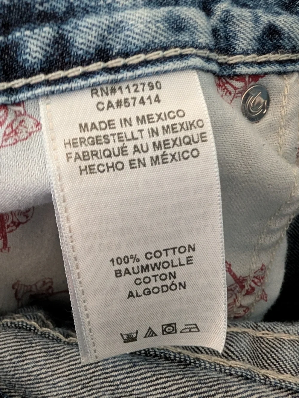 True Religion Acid Wash Denim Home Made Cut Off Short Men 42 RN#112970